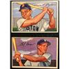 Image 1 : 1952 BOWMAN NO. 51 GIL COAN/ NO.9 VERN STEPHENS