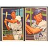 Image 1 : 1952 BOWMAN NO. 127 DICK SISLER/ NO. 130 ALLIE CLARK