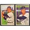 Image 1 : 1952 BOWMAN NO. 113 AL ZARILLA/ NO. 111 WALT "HOOT" EVERS