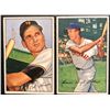 Image 1 : 1952 BOWMAN NO. 2 BOBBY THOMSON/ NO. 6 VIRGIL "RED" STALLCUP