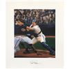 Image 1 : PAT BORDERS SIGNED TORONTO BLUE JAYS 10.5X13.5 LITHOGRAPH (FROZEN POND COA)