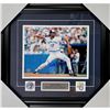 Image 1 : DAVE STIEB FRAMED SIGNED TORONTO BLUE JAYS 8X10 PHOTO (FROZEN POND COA)