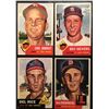 Image 1 : 1953 TOPPS BASEBALL CARD LOT