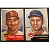 Image 1 : 1953 TOPPS #269 DUANE PILLETTE/ #276 KEN RAFFENSBERGER