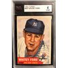 Image 1 : 1953 TOPPS #207 WHITEY FORD (4 VGE)