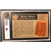 Image 2 : 1955 BOWMAN MICKEY MANTLE #202 KSA 3