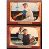 Image 1 : 1955 BOWMAN CARL ERKSTINE NO.170 EDDY FITZGERALD NO.208