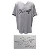 Image 1 : FRANK THOMAS SIGNED CHICAGO WHITE SOX MAJESTIC GREY BASEBALL JERSEY W/HOF 2014 (SCHWARTZ COA)