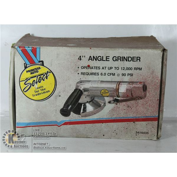 4" PNEUMATIC ANGLE GRINDER " NEVER USED "