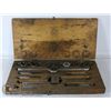 Image 1 : TAP & DIE SET IN WOODEN BOX