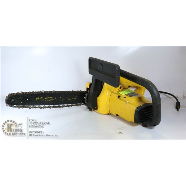 McCULLOCH 12" ELECTRIC CHAINSAW - TESTED AND WORKS