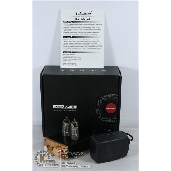 NOBSOUND NS-10P MINI STEREO TUBE PRE AMP.