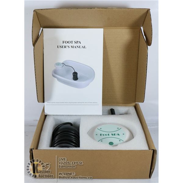 PORTABLE FOOT SPA MACHINE.
