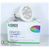 Image 1 : TWO PACK SUNCO LIGHTING PAR30 LED SMART BULB.