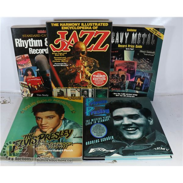 FLAT OF MUSIC HISTORY BOOKS.