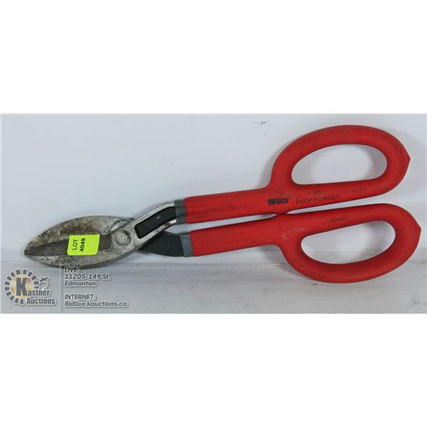WISS A9 DROP FORGED SHEARS.