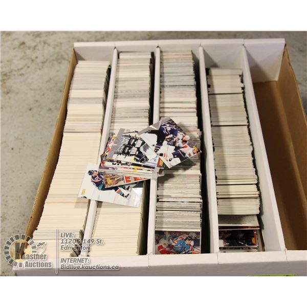 LARGE BOX OF HOCKEY CARDS