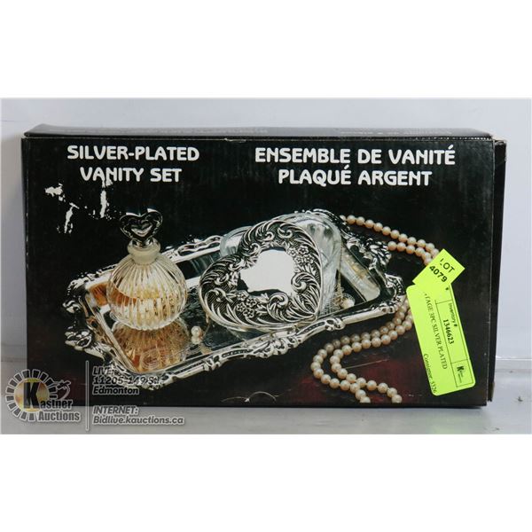 VINTAGE 3PC SILVER PLATED