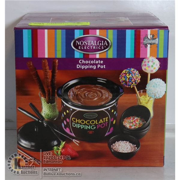 NOSTALGIA CHOCOLATE DIPPING POT
