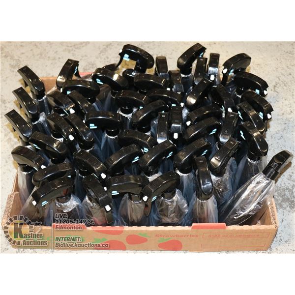 LARGE FLAT OF SPRAY BOTTLES.