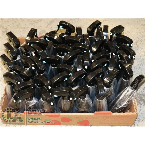 LARGE FLAT OF SPRAY BOTTLES.