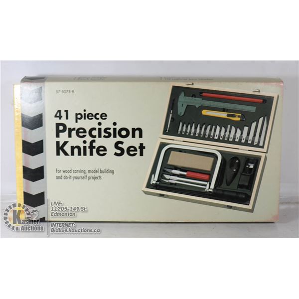 41 PIECES PRICISION KNIFE SET.