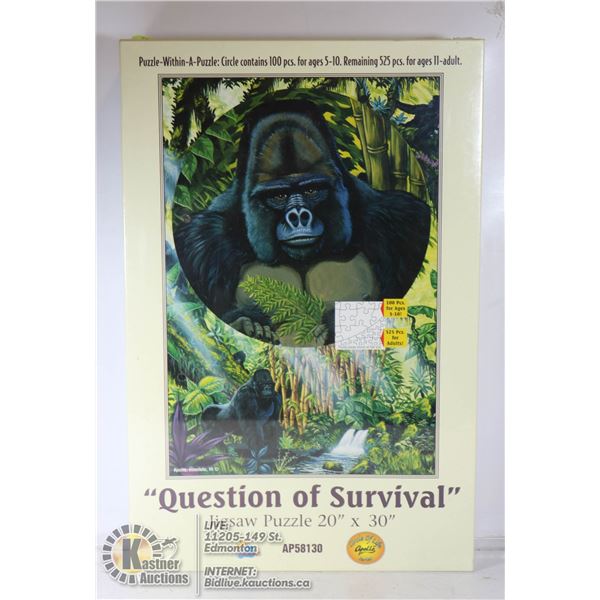 "QUESTION OF SURVIVAL" 520 PIECE JIGSAW PUZZLE