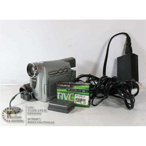 CANNON MINI DV CAMCORDER. COMES WITH NEW TAPE.
