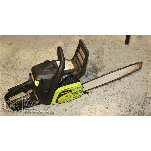 POULAN MODEL P3416 34CC/16" GAS CHAINSAW.