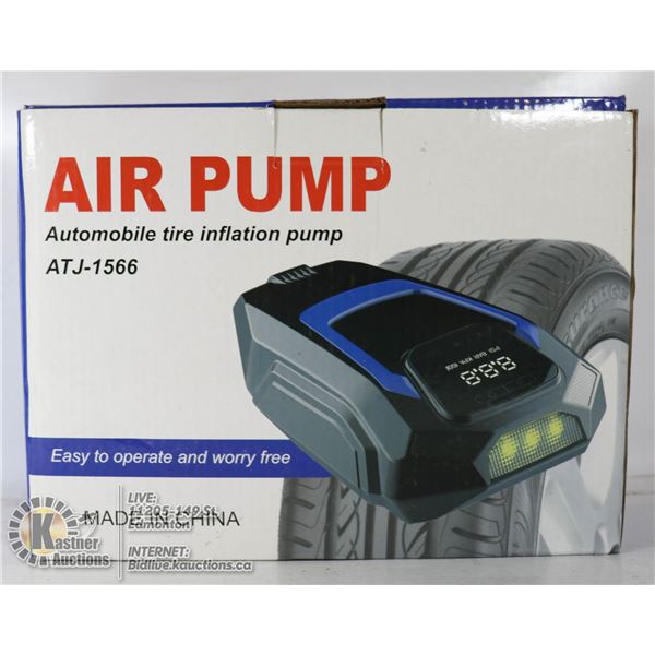 AUTOMOBILE TIRE INFLATION PUMP. MODEL ATJ-1566