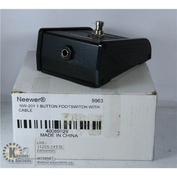 NEEWERE NW-201 1 BUTTON FOOT SWITCH WITH FOOT