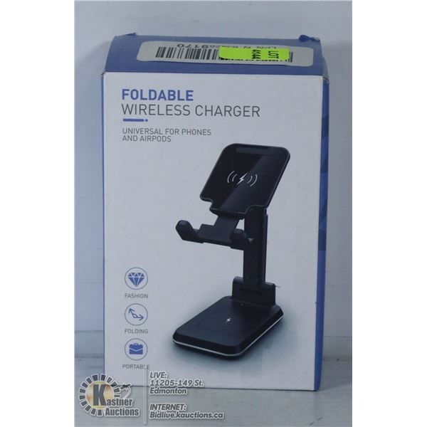 FOLDABLE WIRELESS CHARGER.