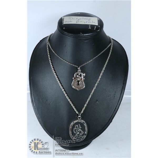 ST. CHRISTOPHER PENDANT & CHAIN
