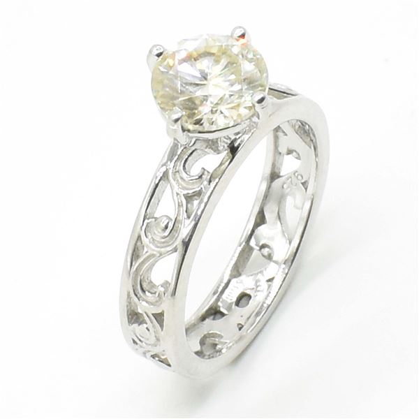 SV-66 SILVER CERTIFIED MOISSANITE (ROUND 7.50 MM)