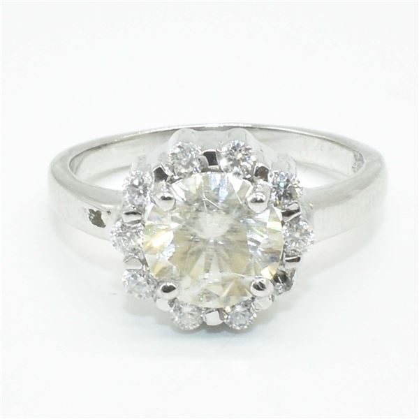 SV-68 SILVER CERTIFIED MOISSANITE (ROUND 7 & 2 MM)