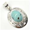 Image 1 : SV-72 SILVER TURQUOISE PENDANT