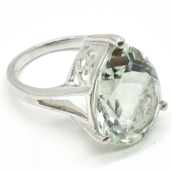 SV-80 SILVER GARNET AMETHYST RING