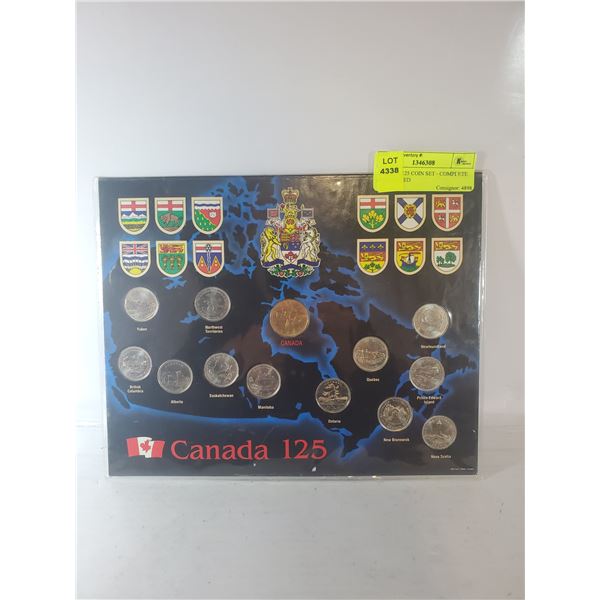 CANADA 125 COIN SET - COMPLETE AND SEALED
