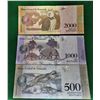Image 1 : 28)  LOT OF 3 VENEZUELA BANK NOTES FROM 2017.
