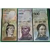 Image 2 : 28)  LOT OF 3 VENEZUELA BANK NOTES FROM 2017.