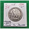 Image 2 : 13)  US 1936S  WALKING LIBERTY SILVER HALF