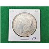 Image 2 : 2)  US 1921 MORGAN SILVER DOLLAR, 90% SILVER.