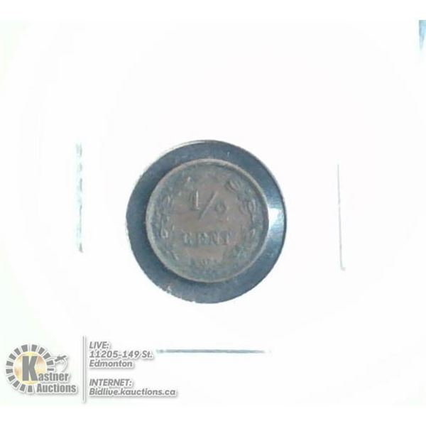 1878 NETHERLANDS COPPER 1/2 CENT