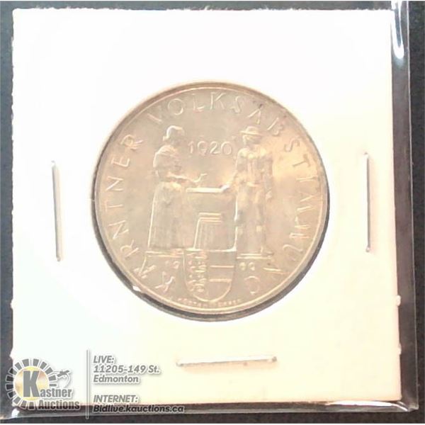 LARGE 1960 AUSTRIAN SILVER 25 SCHILLING