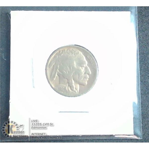 1923D USA INDIAN HEAD/ BUFFALO 5 CENT