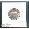 Image 1 : UNCIRCULATED 1967 SILVER CANADA 25 CENT