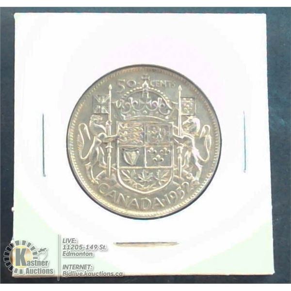HIGHER GRADE 1952 CANADA SILVER 50 CENT