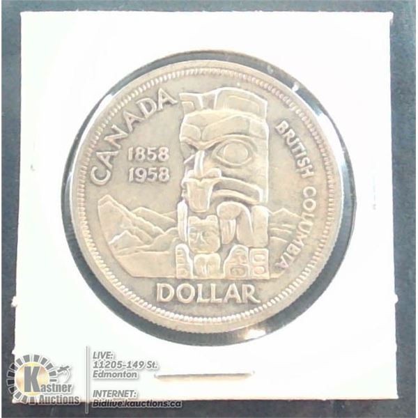 1958 "DEATH TOTEM" SILVER DOLLAR