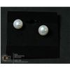 Image 1 : #152-FRESH WATER PEARL EARRINGS