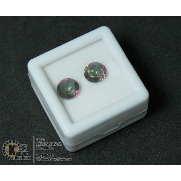#148-MYSTIC QUARTZ GEMSTONES ROUND 2.60CT